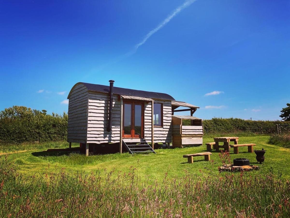Shepherds Hut In A Private Meadow With Sea Views Hartland Kültér fotó